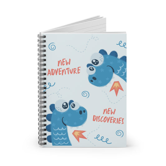 Adventurous Dragon Spiral Notebook - Perfect for Kids' Journaling, School